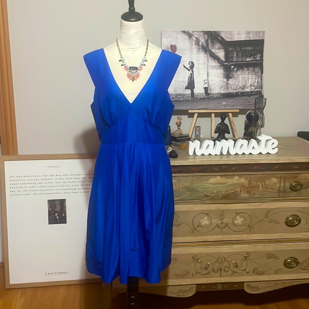 J Crew NWT Blue Dress great for summer event/wedding or just a fancy night out.